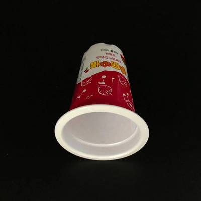 لیوان ماست پلاستیکی درجه مواد غذایی 11 اونس 320 میلی لیتری با درب فویل آلومینیومی