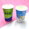 فنجان ماست کاغذی زیست تخریب پذیر چاپ شده یکبار مصرف 4 اونس 6 اونس برای بستنی