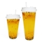 لیوان های پلاستیکی چای شیر OEM 1L فنجان های یکبار مصرف PP 95 میلی متری تک جداره 1000 میلی لیتر