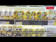 120 گرم لیوان ماست یکبار مصرف پلاستیکی IML 7.1 * 7 سانتی متر برای نگهداری مواد غذایی